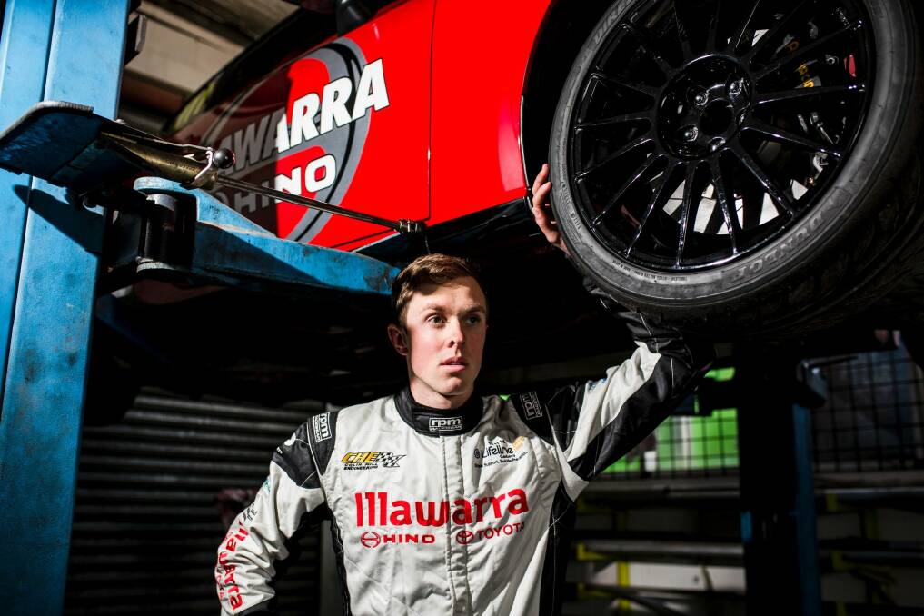 Race car driver Cameron Hill has unfinished business.  Photo: Jamila Toderas