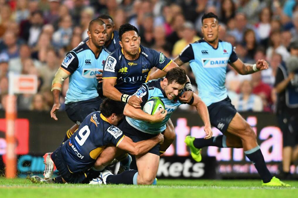 The Brumbies and Waratahs are locked in a finals battle. Photo: Cameron Spencer