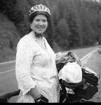 Joanna Abernethy cycled across the United States as  a tribute to her hero, Martin Luther King jnr. Photo: Supplied