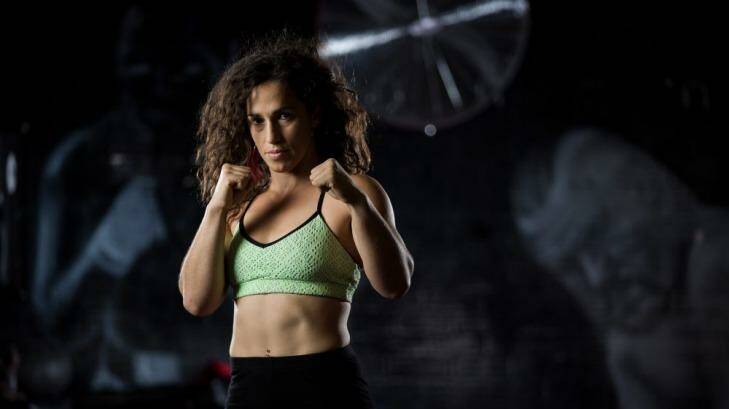 Canberra boxer Bianca Elmir says she's been targeted by ASADA. Photo: Stefan Postles