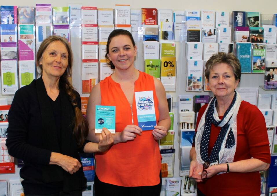 Friendly staff and volunteers at Contact Canberra at the Griffin Centre are well equipped to answer any question. Photo: Supplied