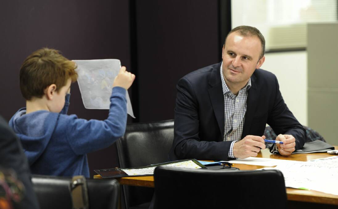 New reporting requirements for child abuse proposed: Chief Minister Andrew Barr. Photo: Graham Tidy