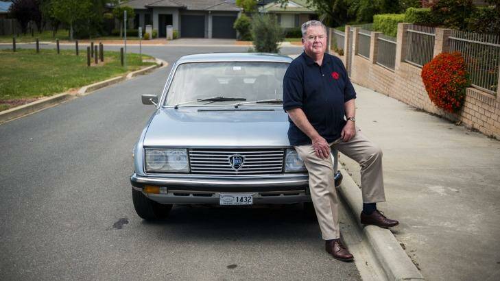 John Robinson, of Gungahlin, who is taking part in an ANU research project to evaluate driver safety in older drivers.  Photo:  Rohan Thomson
