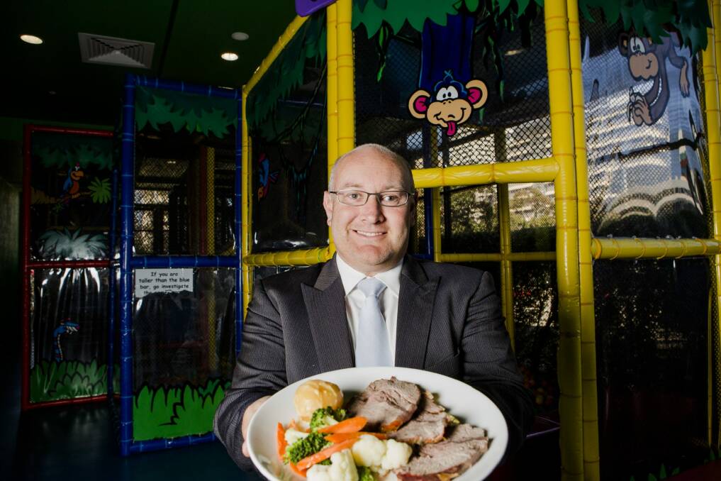 Hellenic Club general manager Patrick McKenna, who has been participating in the ACT government's Choose Healthier program. Photo: Jamila Toderas
