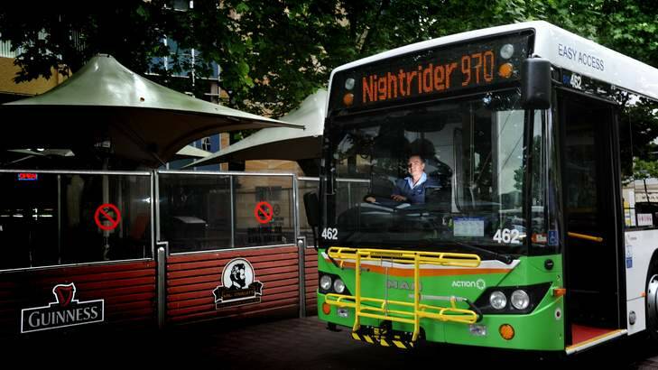 The Nightrider bus. Photo: Elesa Lee