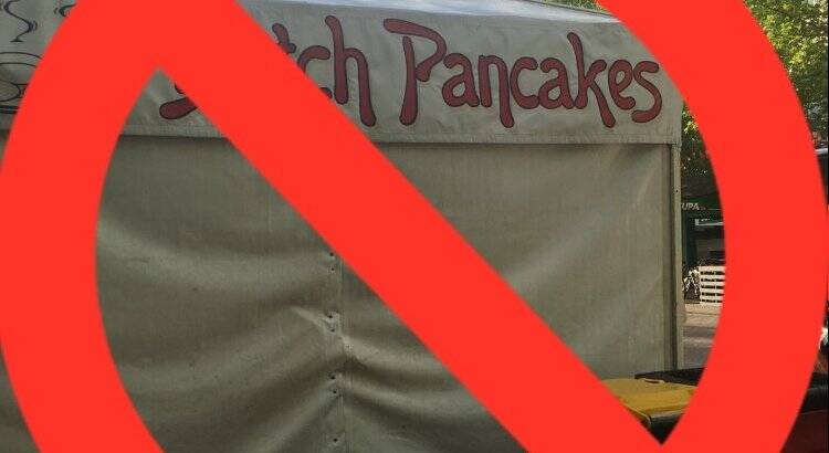 A petition is calling on the ACT Government to ban chips on a stick and Dutch pancakes from the National Multicultural Festival.  Photo: change.org