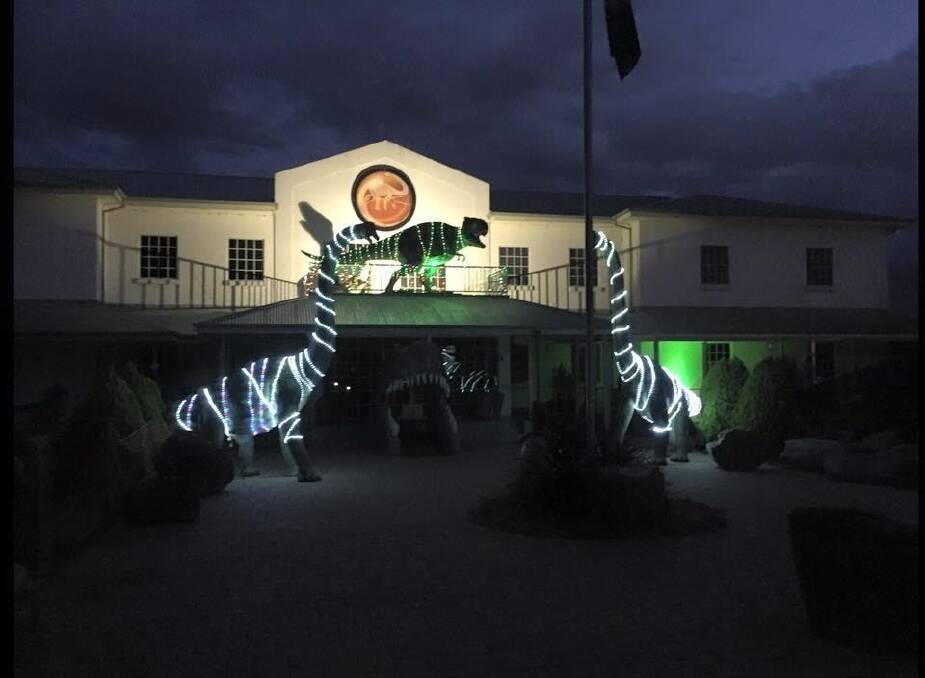 The thieves struck the National Dinosaur Museum on Saturday night. Photo: Supplied
