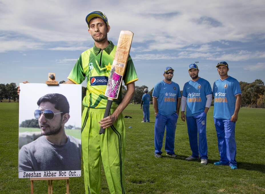 Faizan Akbar, who played in Wednesday's memorial match for his older brother Zeeshan. Photo: Sitthixay Ditthavong.