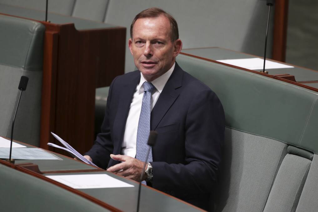 Former prime minister Tony Abbott. Photo: Alex Ellinghausen