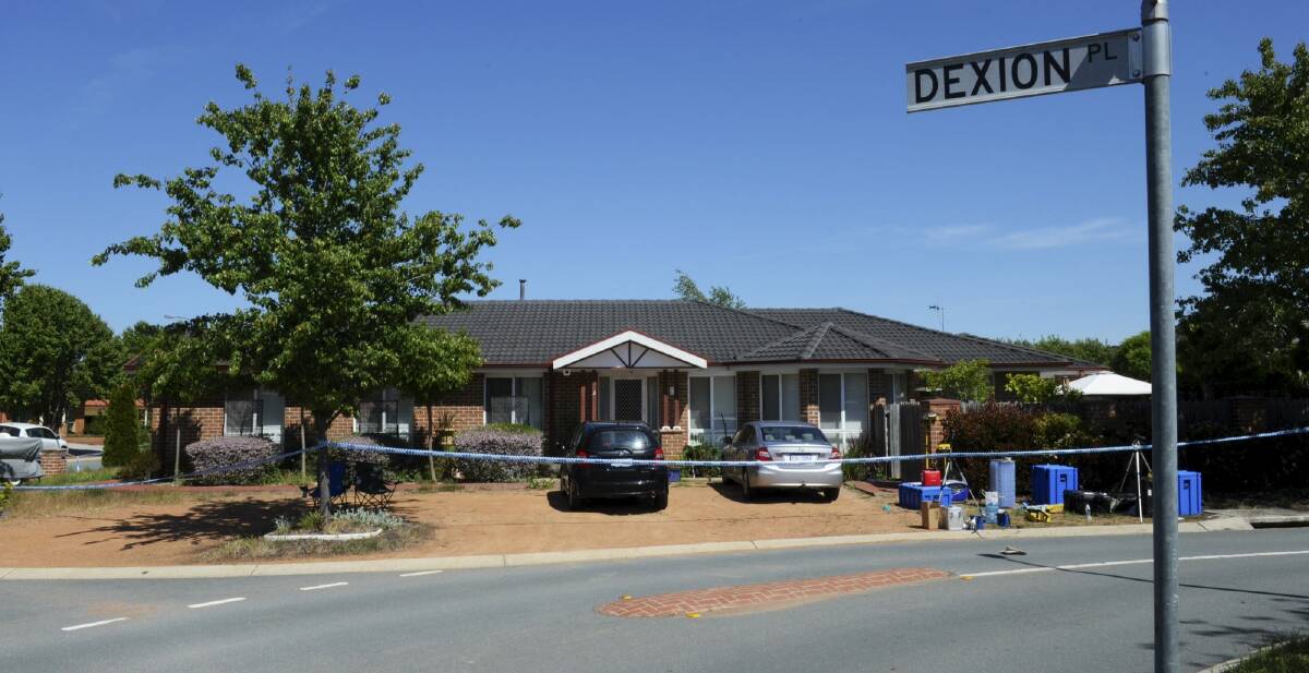 The Dexion Place home where Cheryl Woutersz was found dead.  Photo: Graham Tidy