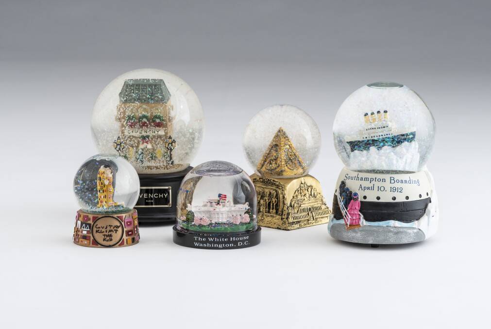 Just a small selection from Sally Hopman's wonderful snow dome collection. She owns more than 700. Photo: Supplied