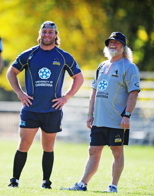 Dan Palmer has joined the Brumbies on their tour of South Africa as a back-up prop. Photo: Katherine Griffiths