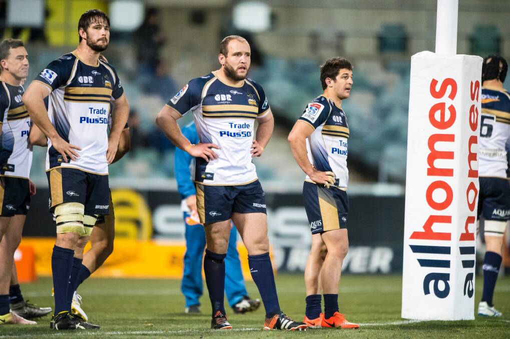 Tomas Cubelli, right is one of several players leaving the Brumbies. Photo: Sitthixay Ditthavong