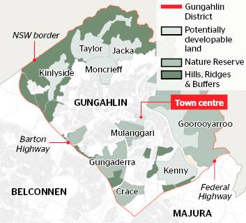 Gungahlin map