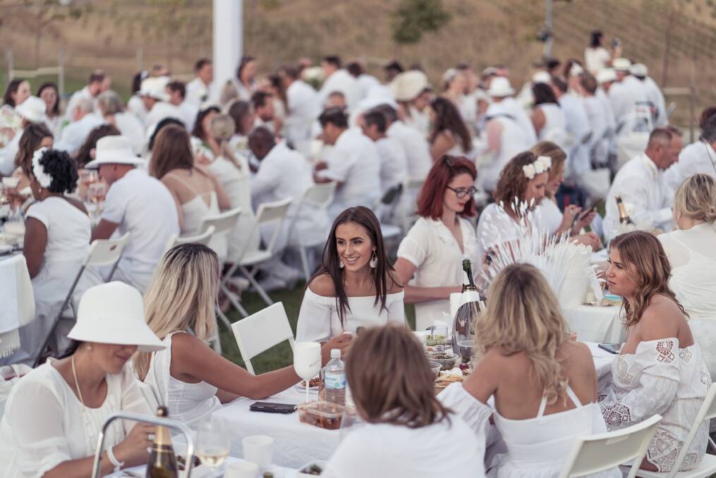 Start planning for Le Dîner en Blanc, which returns to Canberra on February 9.  Photo: Supplied