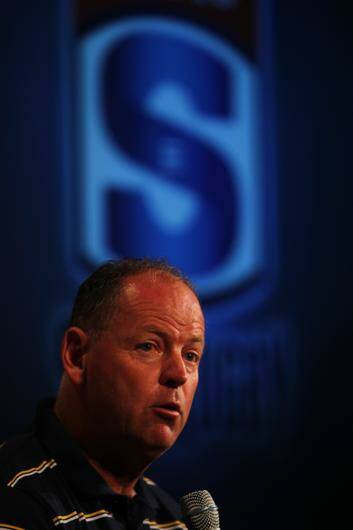 Brumbies coach Jake White at the Super Rugby season launch in February.. Photo: SMH sport pics