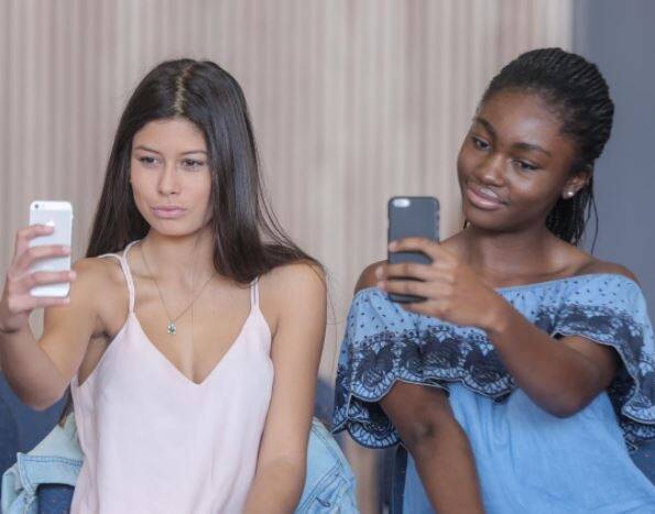Models capturing the moment at last year's Fashfest casting. Photo: Supplied