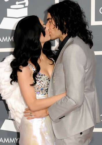 Singer Katy Perry and actor Russell Brand in 2011. Photo: Jason Merritt
