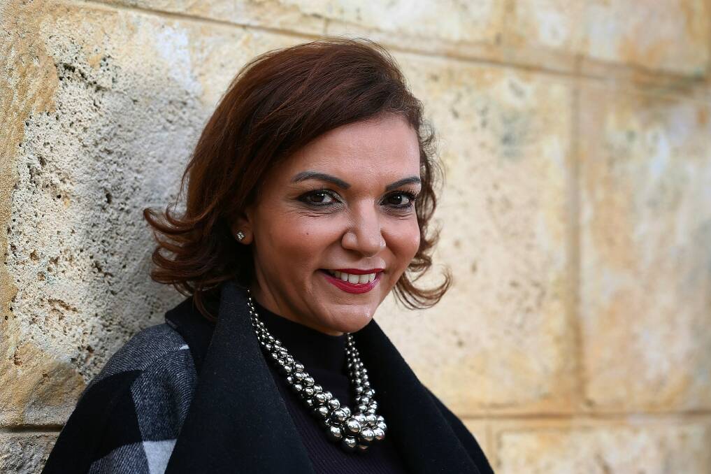 Labor's Anne Aly has delivered the annual Emily's List Oration in Canberra. Photo: Paul Kane