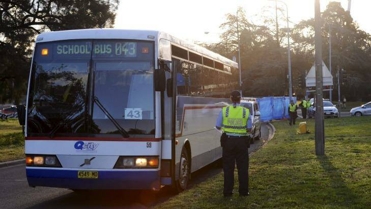 Fatal accident:  Carolle Harrison died after she was hit by a bus on Canberra Avenue. Photo: Graham Tidy