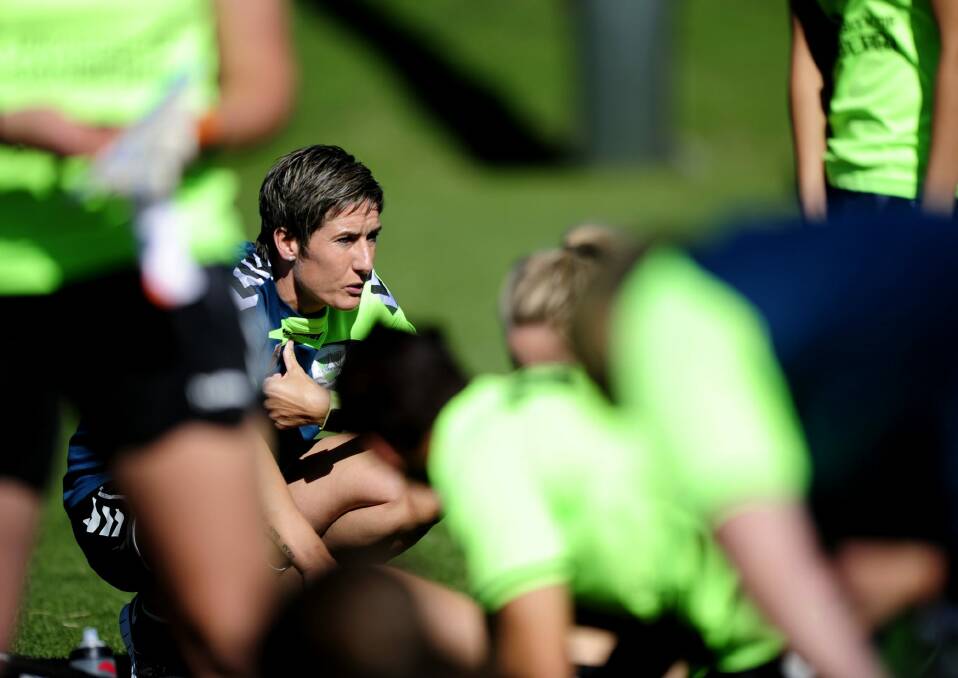 Canberra United coach Elisabeth Migchelsen is unlikely to return to the capital next season. Photo: Melissa Adams