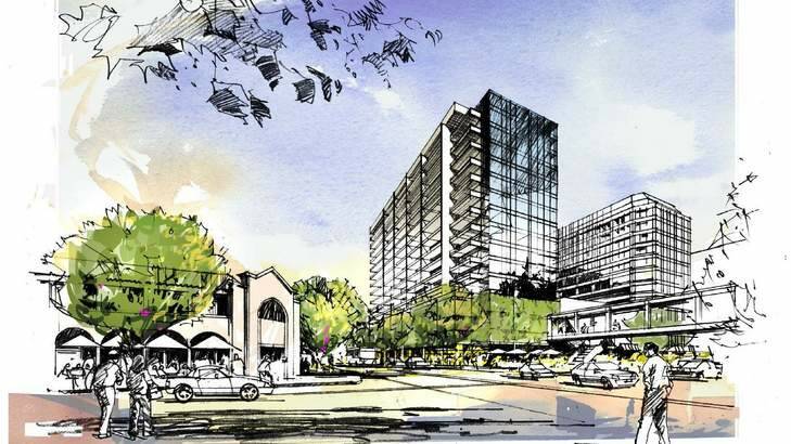 Artist impressions of the new precinct of Canberra House. Photo: Supplied
