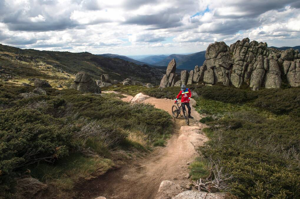 Tim Windshuttle said the extension of Thredbo's All-Mountain Bike Trail and the Thredbo Valley Track make it the longest purpose-built mountain bike descent Photo: Sitthixay Ditthavong