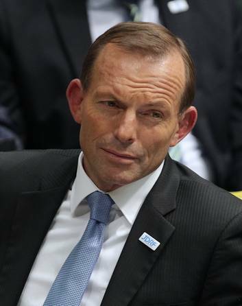 Tony Abbott stumbled when opportunity knocked in Parliament on Thursday. Photo: Alex Ellinghausen