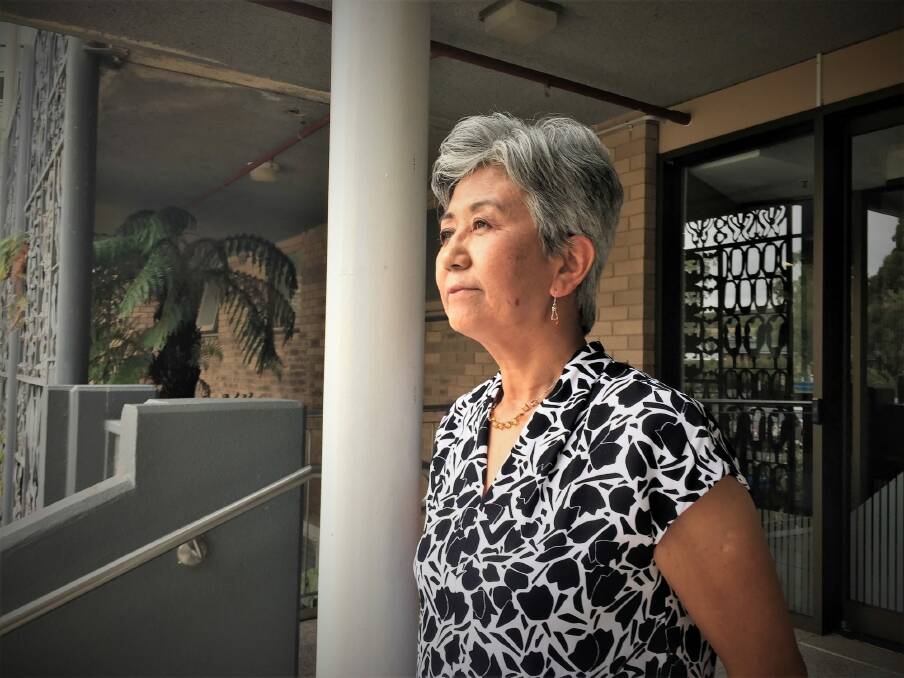 ANU research associate in the School of Culture, History and Language Keiko Tamura. Dr Tamura is putting together a database of Prisoners of War and civilian internees whose bodies and ashes rest in Cowra. Photo: Kimberley Le Lievre