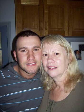 Kay Catanzariti with her son Ben, three weeks before he died. Photo: Supplied