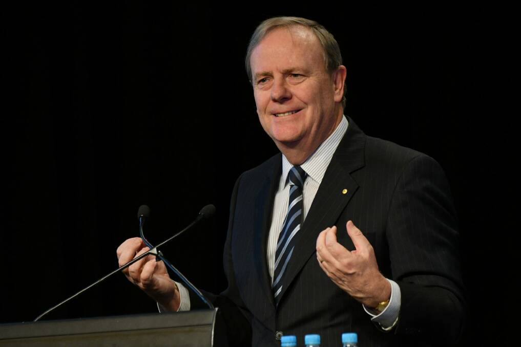 Peter Costello, chairman of the Australian Future Fund, says banks need to demonstrate their value to the community. Photo: Vince Caligiuri
