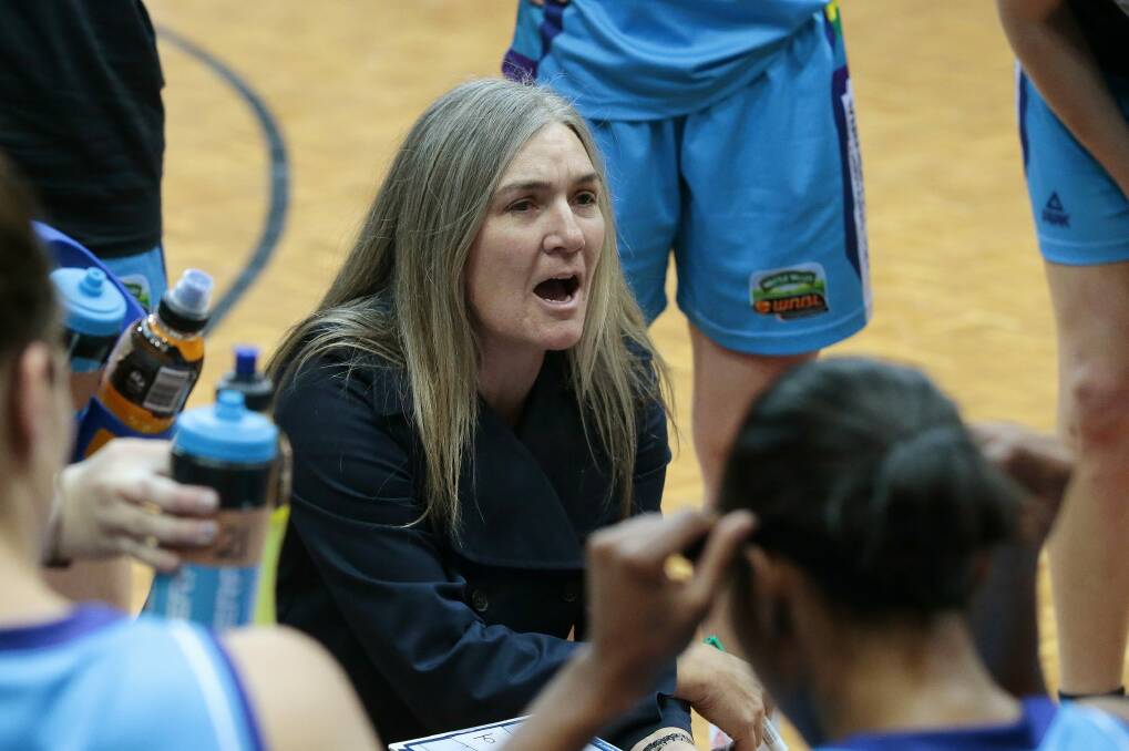 Canberra Capitals coach Carrie Graf is under the microscope after a horror start to the season. Photo: Jeffrey Chan