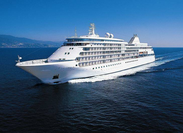 The Silver Shadow, owned by Silversea.