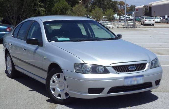 A Ford Falcon like the one pictured was stolen and involve in a crime spree across Canberra's south