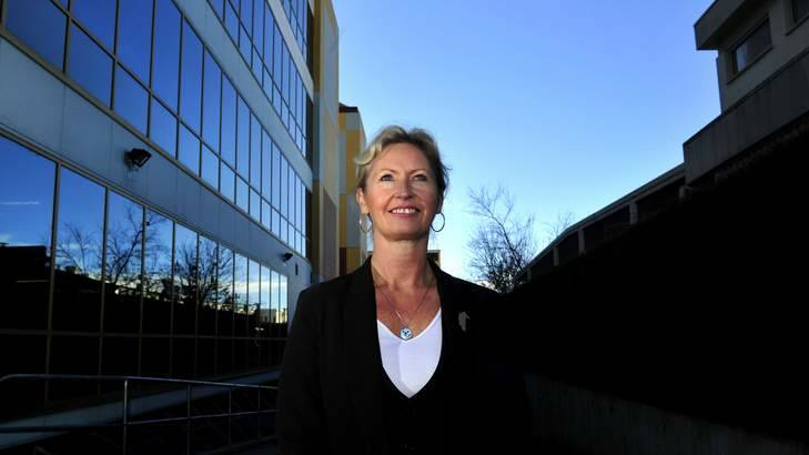 ACT's new chief planner, Dorte Ekelund outside her office in Dickson, Canberra. Photo: Melissa Adams