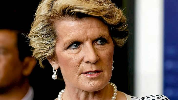 Foreign Affairs Minister Julie Bishop. Photo: Getty