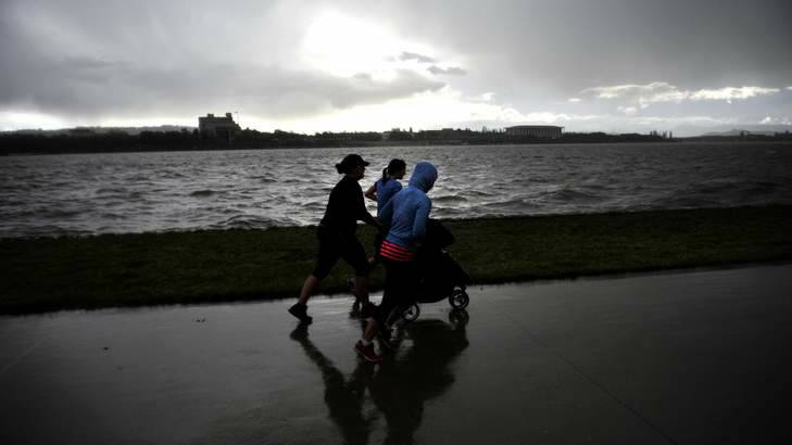 A wet and stormy afternoon in Canberra, Photo: Melissa Adams