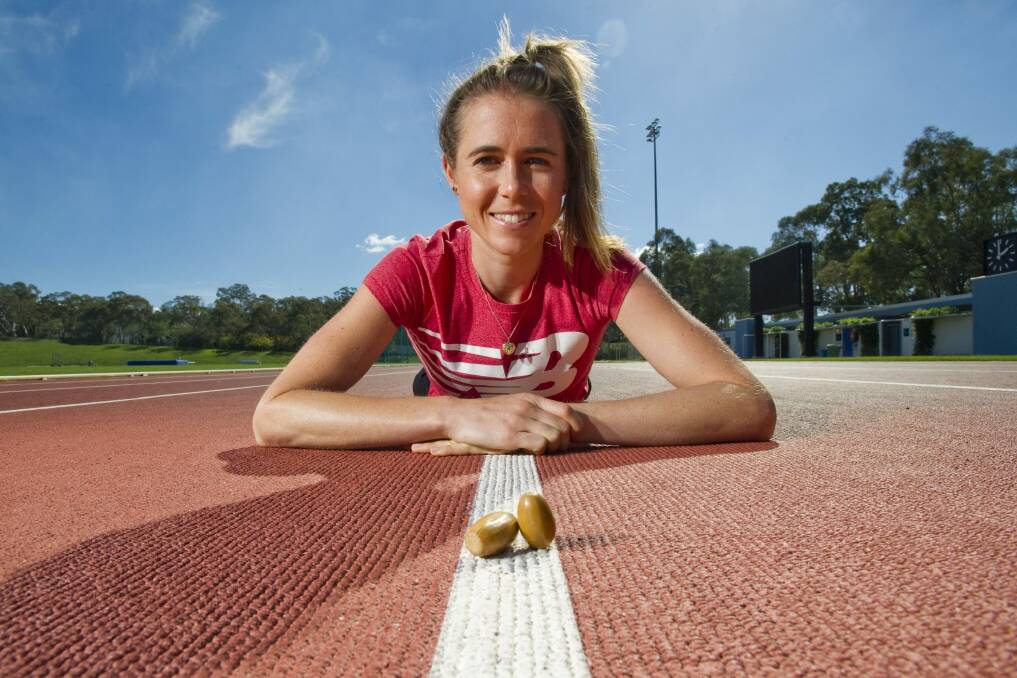 Cautious approach: Canberra middle-distance runner Emily Brichacek is turning her focus to next year's Olympic Games after pulling out of the world championships. Photo: Jay Cronan