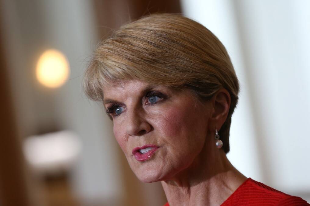 Foreign Affairs minister Julie Bishop says Australia will work with the US on strong border protection policies.  Photo: Andrew Meares