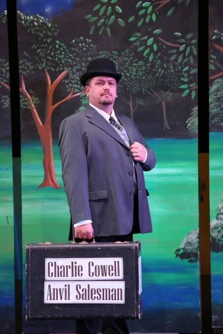 Jeremy Brown as Charlie Cowell in <I>The Music Man</I>.  Photo: Donna Larkin