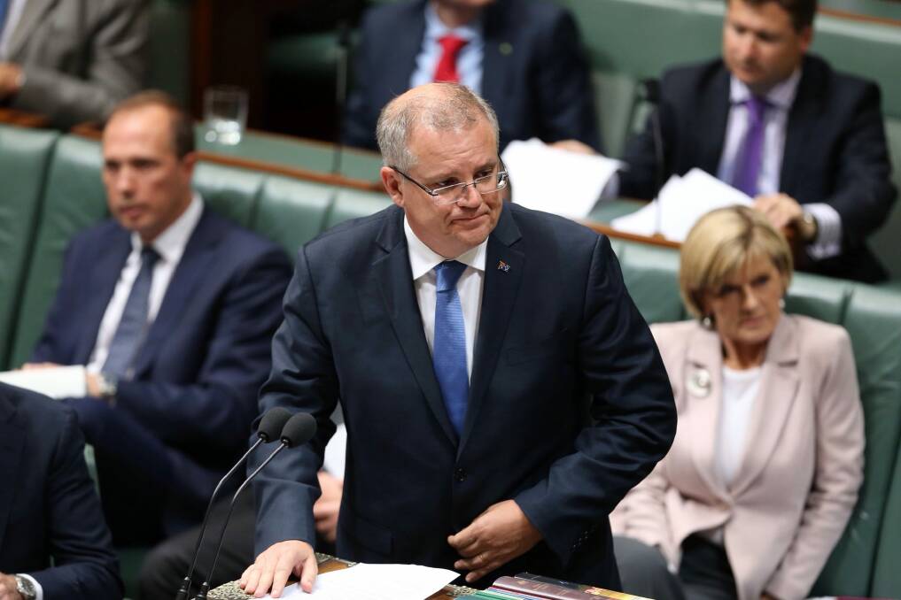 Challenging Labor to back temporary protection visas: Immigration Minister Scott Morrison.  Photo: Andrew Meares