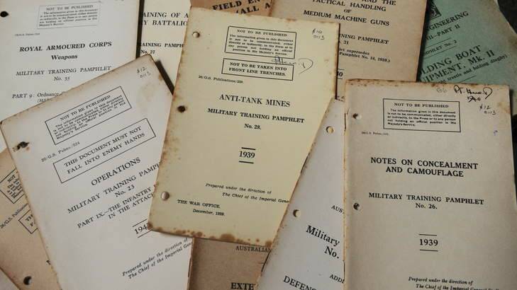 Some of the pamphlets that were seized form the Beyond Q bookshop. Photo: Graham Tidy