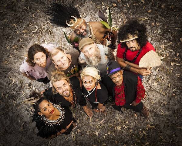 Xavier Rudd and the United Nations perform at UC Refectory, Bruce on Sunday. Photo: Jane Rantall