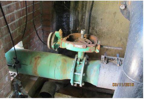 Machinery at the Bombala water filtration facility before upgrades. Photo: Supplied
