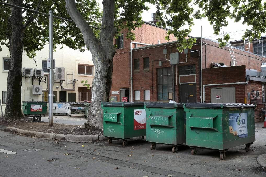 Canberra CBD Limited wants improvements to Verity Lane, behind the Sydney building. Photo: Jeffrey Chan