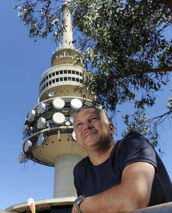 Alto Restaurant owner, Mickey Gubas, operates his business in the Telstra Tower. Photo: Graham Tidy