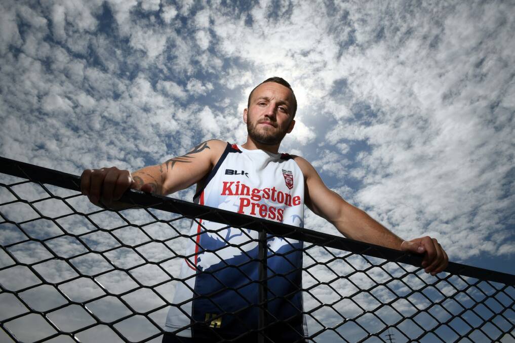 Josh Hodgson is determined to help England cause a boilover against the Kangaroos. Photo: AAP