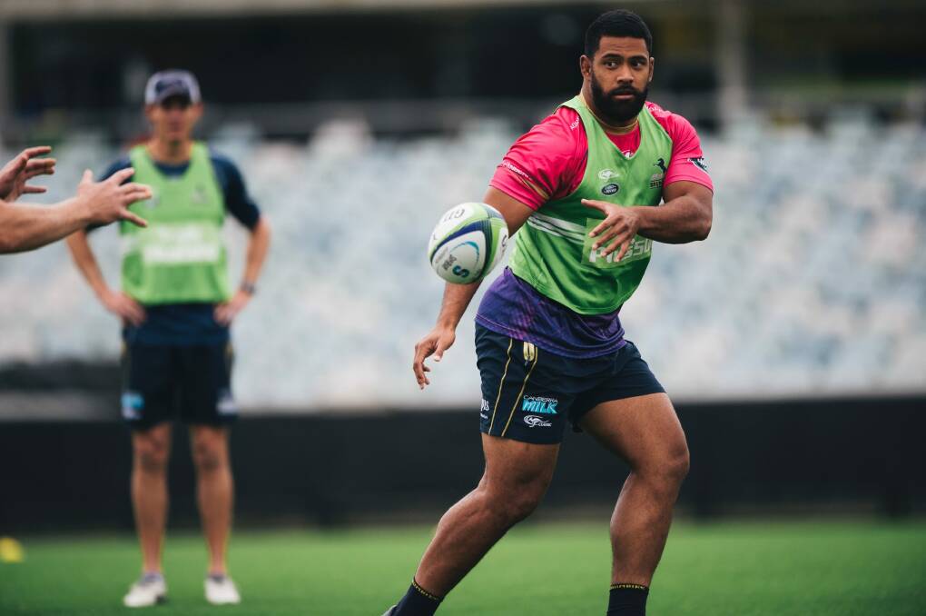 Scott Sio will come off the Brumbies bench for his first game of the year. Photo: Rohan Thomson