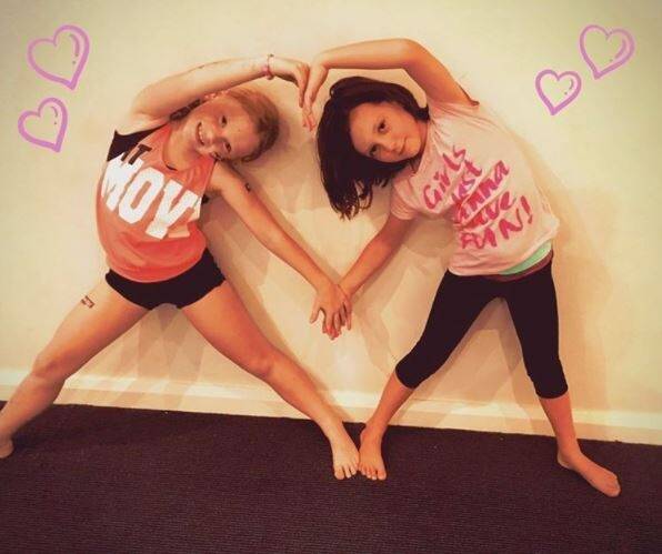 Students of Tonkin's Be Happy yoga studio. Photo: Instagram/@be_happy_yoga