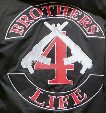 A Brothers 4 Life insignia. Photo: Supplied